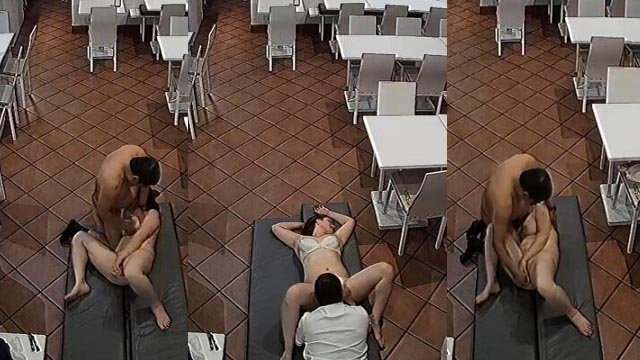 Hot Girl Affair With Uncle Fucking In Restaurant CCTV Captured